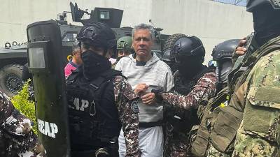 Glas fue trasladado a una prisión de máxima seguridad en Ecuador.