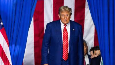 El expresidente de Estados Unidos y actual candidato presidencial republicano Donald Trump.