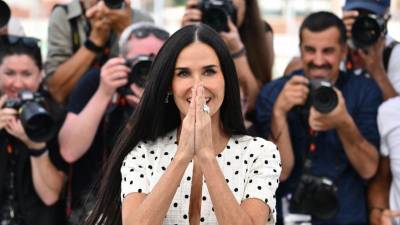 “Siempre estoy buscando <b>historias </b>que me sacan de mi <b>zona de confort</b>”, aseguró por su parte la propia <b>Demi Moore.</b>