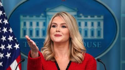 Portavoz de la Casa Blanca, Karoline Leavitt.