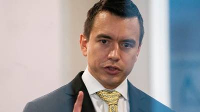 El presidente de Ecuador, Daniel Noboa.