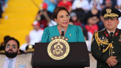 La presidenta de Honduras, Xiomara Castro.