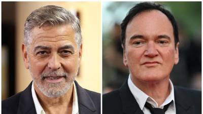 George Clooney y Quentin Tarantino trabajaron juntos en la película “Del Crepúsculo al Amanecer”, en 1996.