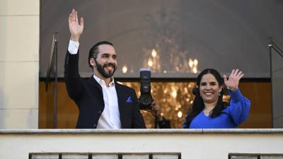 Bukele celebró el triunfo de su partido Nuevas Ideas en las elecciones municipales de El Salvador.