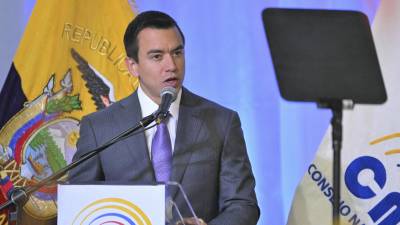 El presidente de Ecuador, Daniel Noboa.