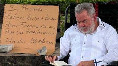 El alcalde de San Pedro Sula, Roberto Contreras, se declaró este lunes en huelga de hambre en el parque central de la ciudad.