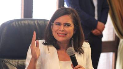 Rixi Moncada, secretaria de Finanzas de Honduras | Fotografía de archivo