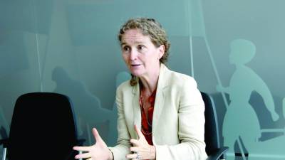 Alice Shackelford llegó al país como representante del Alto Comisionado de Naciones Unidas en julio de 2020.