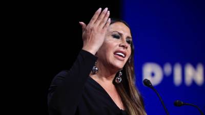 La actriz española, Karla Sofía Gascón.