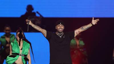 A mediados de septiembre, el reguetonero mostró su apoyo a Donald Trump en un mitin en Nevada.