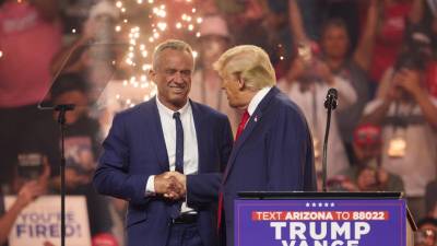 Robert F. Kennedy Jr. se unió el pasado viernes a la campaña del candidato presidencial republicano Donald J. Trump.
