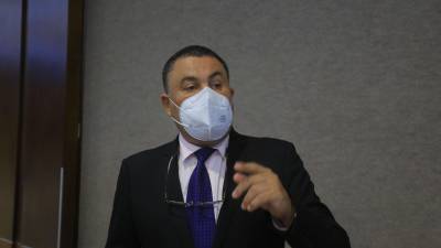 Diputado Carlos Umaña. miembro del Partido Salvador de Honduras (PSH).