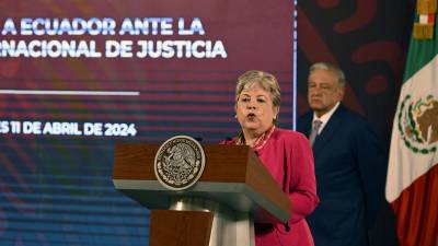 La canciller de México, Alicia Bárcena.