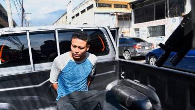 <b><span class=mln_uppercase_mln>Acusado.</span></b> En Quimistán capturaron a Findo López Mathue.