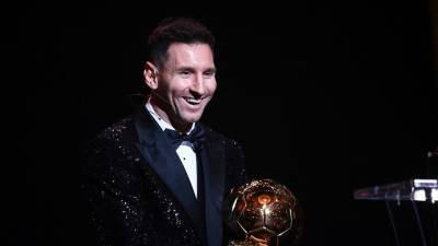 Lionel Messi fue premiado como el mejor jugador del 2021.