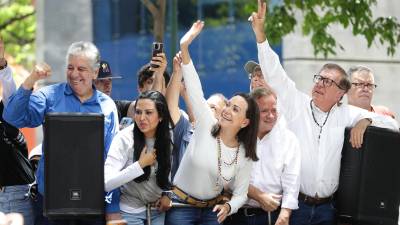 Machado aseguró que ni un solo Gobierno democrático del mundo ha reconocido la reelección de Nicolás Maduro,