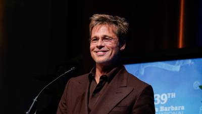 El actor Brad Pitt hace unos días en un evento en honor al actor Bradley Cooper.