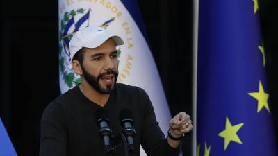 Foto de archivo del presidente de El Salvador, Nayib Bukele.