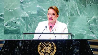 La mandataria exigió el fin del genocidio contra el pueblo palestino.