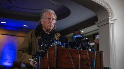 El ultraderechista Steve Bannon dirigió la campaña presidencial de Donald Trump en 2016,