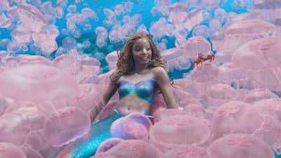 La actriz afroamericana Halle Bailey.