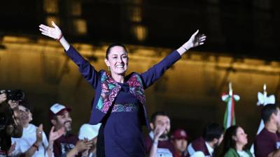 Claudia Sheinbaum se convirtió en la primera presidenta electa de México.