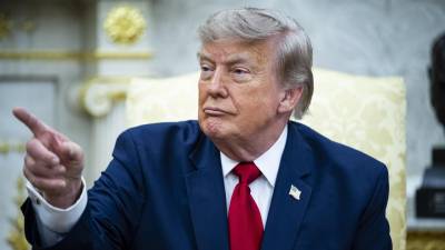 Fotografía del presidente estadounidense, Donad Trump. EFE/Graeme Sloan
