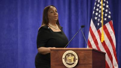 La fiscal general del estado de Nueva York, <b>Letitia James.</b>