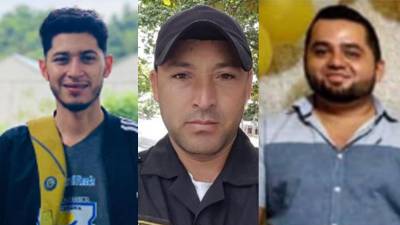 Saúl Pineda, Adelmo Benítez y Armando Aldana fueron reportados como desaparecidos la tarde del 25 de diciembre de 2023. Las autoridades investigan si los tres cuerpos calcinados son de ellos.