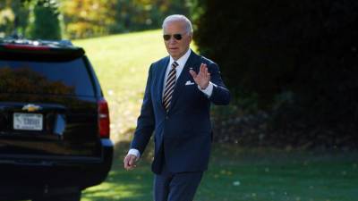 El presidente de Estados Unidos, Joe Biden, votó anticipadamente este lunes 28 de octubre de 2024.