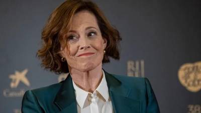 La actriz Sigourney Weaver.