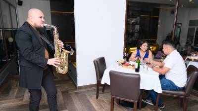 Jorge Ríos cautivó a los asistentes el pasado fin de semana en Pat’s.