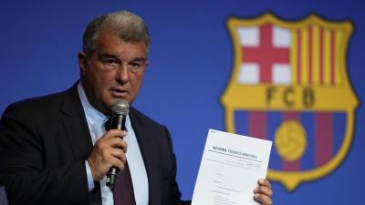 Joan Laporta, presidente del FC Barcelona.