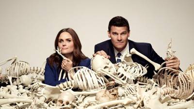 “Bones” fue una exitosa serie protagonizada por Emily Deschanel y David Boreanaz.