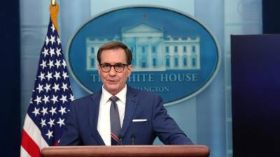 John Kirby, portavoz del Consejo de Seguridad Nacional de la Casa Blanca.