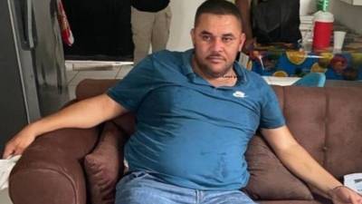 Wilmer Wood cuando fue arrestado en La Ceiba.