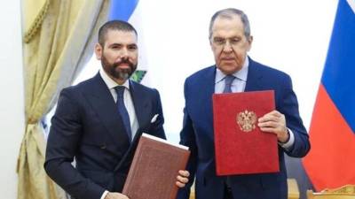 Laureano Facundo Ortega Murillo, asesor presidencial de Nicaragua, y el secretario del Consejo de Seguridad de Rusia, Nikolai Patrushev.