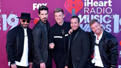 LOS ANGELES - MARCH 14: The Backstree Boys arrive for the 2019 iHeartRadio Music Awards on March 14, 2019 in Los Angeles, California. (Photo by Glenn Francis/Pacific Pro Digital Photography)
