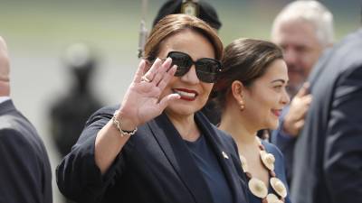 La presidenta de Honduras, Xiomara Castro.