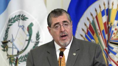 Bernardo Arévalo, presidente de Guatemala.