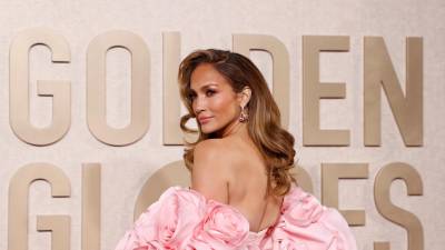 La cantante y actriz Jennifer López en la pasada entrega de los premios Globos de Oro.