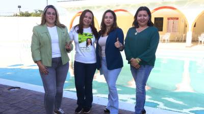 Odeth José, Sara Aguilar, Desiré Flores y Karla Alegría