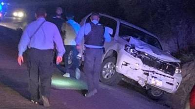 Kenia Carolina López Sánchez perdió la vida tras ser embestida por una camioneta blanca blindada en la carretera de Danlí, El Paraíso.