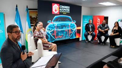 <b><span class=mln_uppercase_mln>Presentación.</span></b> El director ejecutivo del Infop, Carlos Suazo, durante conferencia de prensa.