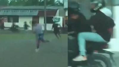 Video del momento en que sicarios disparan a jugador en partido de fútbol