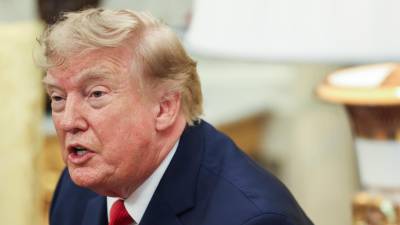 Imagen de archivo del presidente Donald Trump. EFE/EPA/Samuel Corum / POOL