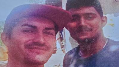 Foto en vida de Óscar Markina y Orlin Markina.