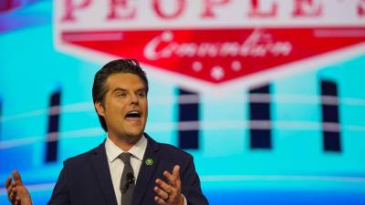 El congresista republicano Matt Gaetz, fue nominado por Trump para convertirse en el próximo fiscal general de EEUU.