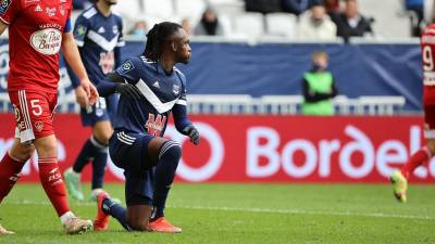 Alberth Elis disputó todo el partido con el Bordeaux, pero perdieron ante Brest y están rozando el descenso en Francia al caer al puesto 17 de 20 clubes.