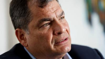 El expresidente Rafael Correa.